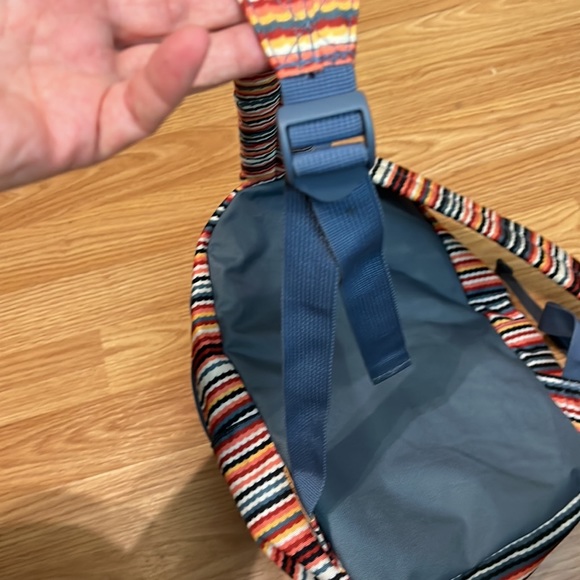 Roxy Always Core Backpack - Rio Red Zigzag Stripe - Picture 5 of 10